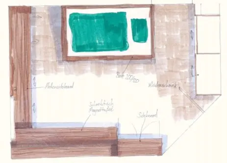 Grundriss Schlafzimmer