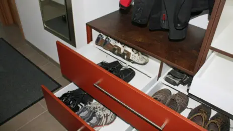 Garderobe mit Schuhablage
