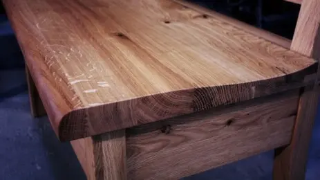 Sitzfläche mit Sitzmulde